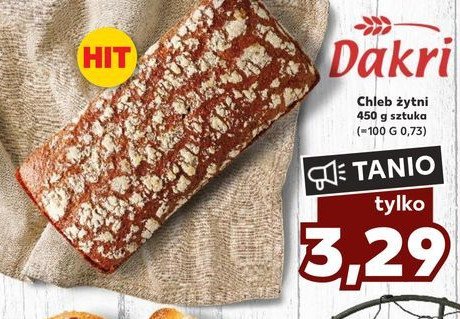 Chleb zytni Dakri promocja