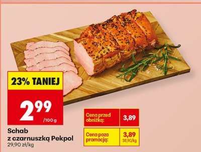 Schab z czarnuszką Pekpol promocja w Biedronka