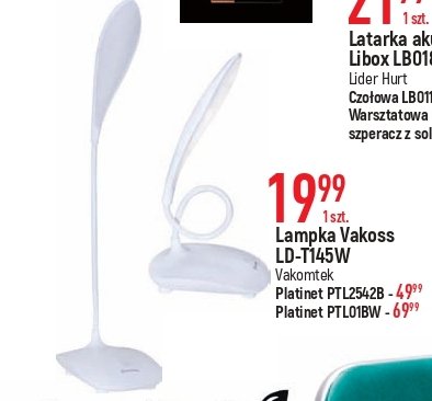 Lampka led ld-t145w Vakoss promocja