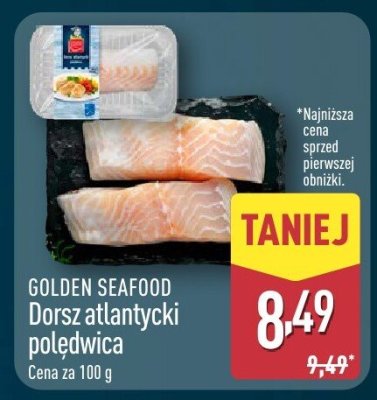 Dorsz atlantycki polędwica promocja w Aldi
