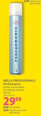Lakier do włosów Performance promocja w Hebe