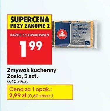 Zmywak kuchenny 5 szt. promocja w Biedronka
