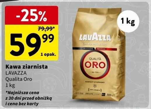 Kawa Lavazza qualita oro promocja w Intermarche