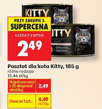 Pasztet dla kota, różne rodzaje promocja w Biedronka
