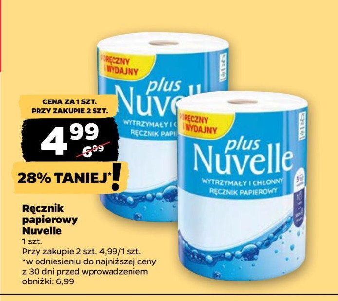 Recznik papierowy Nuvelle plus promocja