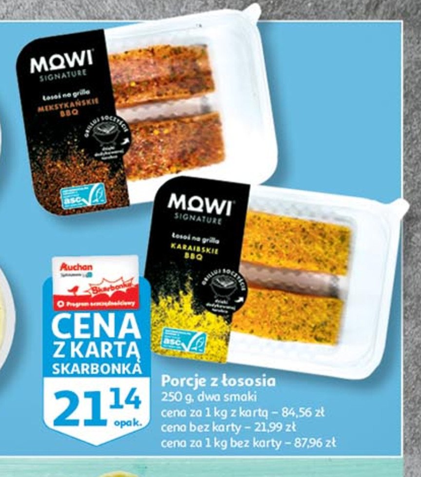 艁oso艣 na grilla karaibskie bbq Mowi promocja