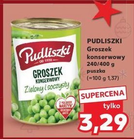 Groszek konserwowy Pudliszki promocja w Kaufland