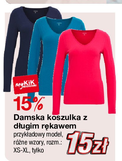 Koszulka damska z d艂ugim r臋kawem sx-xl promocja