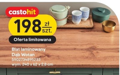 Blat laminowany Dąp Wotan Castorama promocja w Castorama