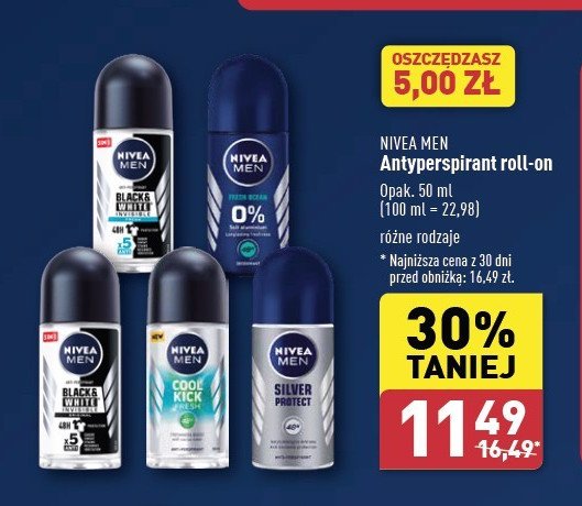 Antyperspirant Nivea men cool kick promocja w Leclerc