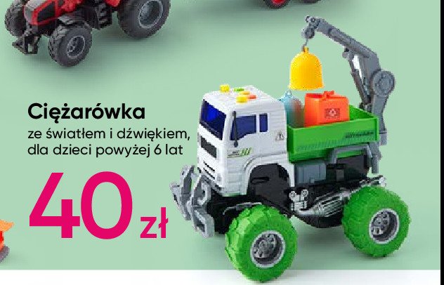 Auto ciężarówka promocja w Pepco