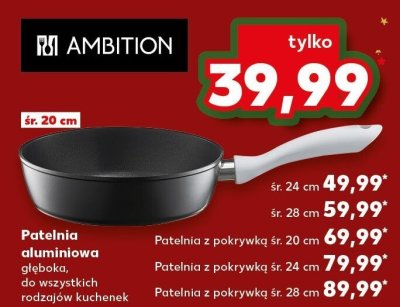 Patelnia aluminiowa RH AMBITION promocja w Kaufland