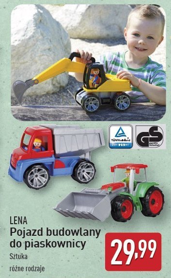 Pojazd budowlany do piaskownicy Lena promocja