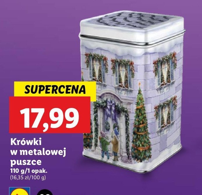 Krówki w puszce promocja w Lidl