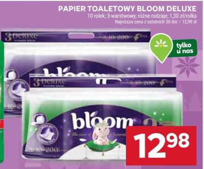 Papier toaletowy Bloom Deluxe promocja w Stokrotka