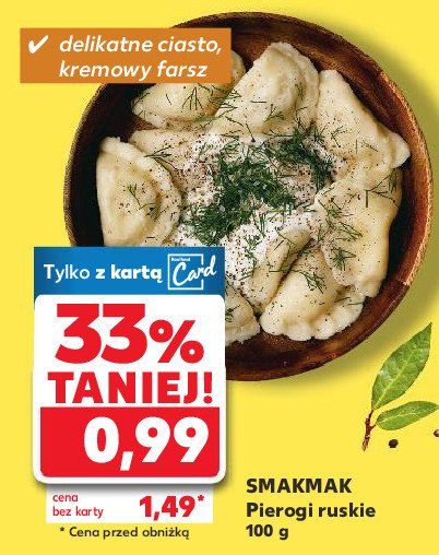 Pierogi ruskie Smak mak promocja
