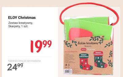 Zestaw kreatywny ELOY Christmas Skarpety, 1 szt. promocja w Rossmann
