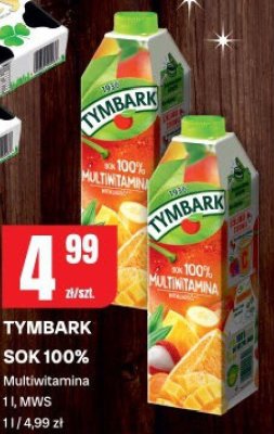 Sok TYMBARK 100% Multiwitamina promocja w Chorten
