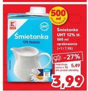 Śmietanka 12% K-classic promocja