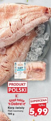 Karp świeży filet nacinany 100 g promocja w Kaufland
