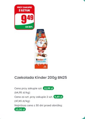 Czekolada promocja w Dino