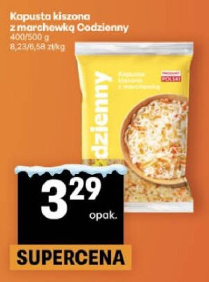Kapusta kiszona z marchewką Codzienny promocja w Delikatesy Centrum