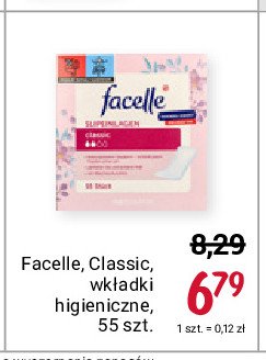 Wkładki higieniczne classic Facelle promocja