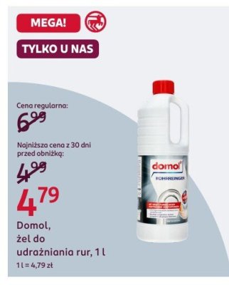 Żel do udrażniania rur, 1 l promocja w Rossmann