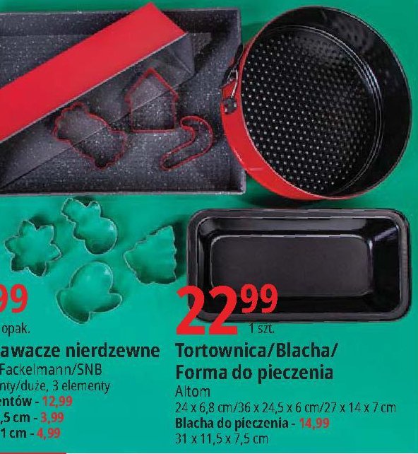Blacha do pieczenia 31 x 11.5 x 7.5 cm czerwona Altom design promocja