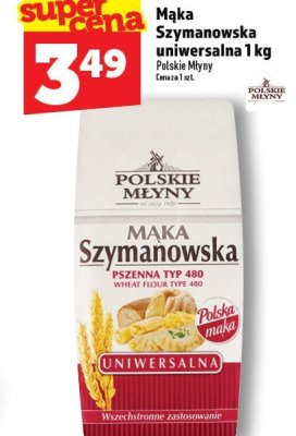 Mąka Szymanowska uniwersalna 1 kg promocja w TOPAZ