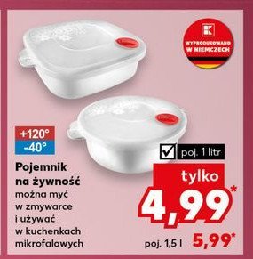 Pojemnik na żywność 1.5 l promocja