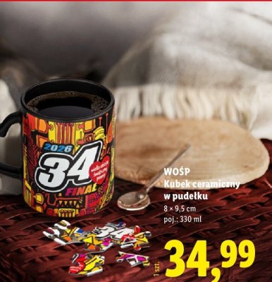 Kubek ceramiczny w pudełku poj.: 330 ml promocja w Lidl