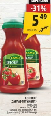 Ketchup Kamis (cały asortyment) promocja w Arhelan