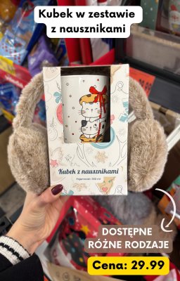 Kubek z nausznikami  promocja w Kaufland