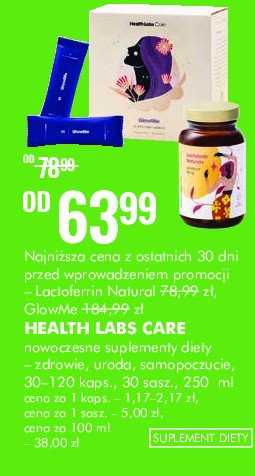 Suplement diety w saszetkach Health labs care protect me recovery+ promocja