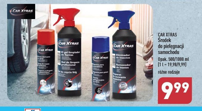 Spray do pielęgnacji tworzyw sztucznych Car xtras promocja