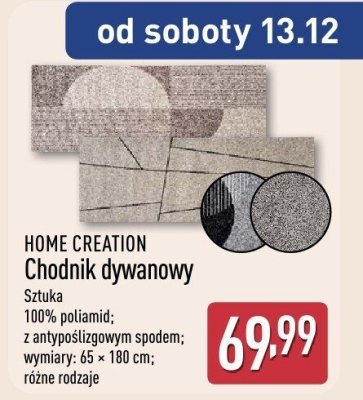 Chodnik dywanowy 65x180 cm promocja w Aldi