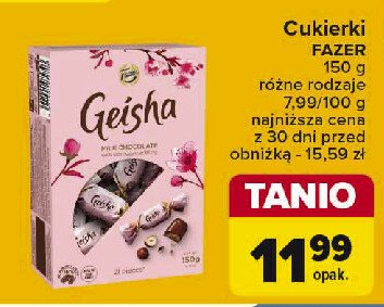 Praliny milk FAZER GEISHA promocja