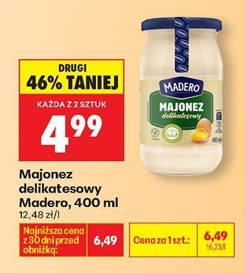 Majonez delikatesowy Madero, 400 ml promocja w Biedronka