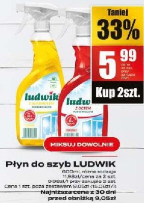 Płyn do szyb LUDWIK promocja w Supeco