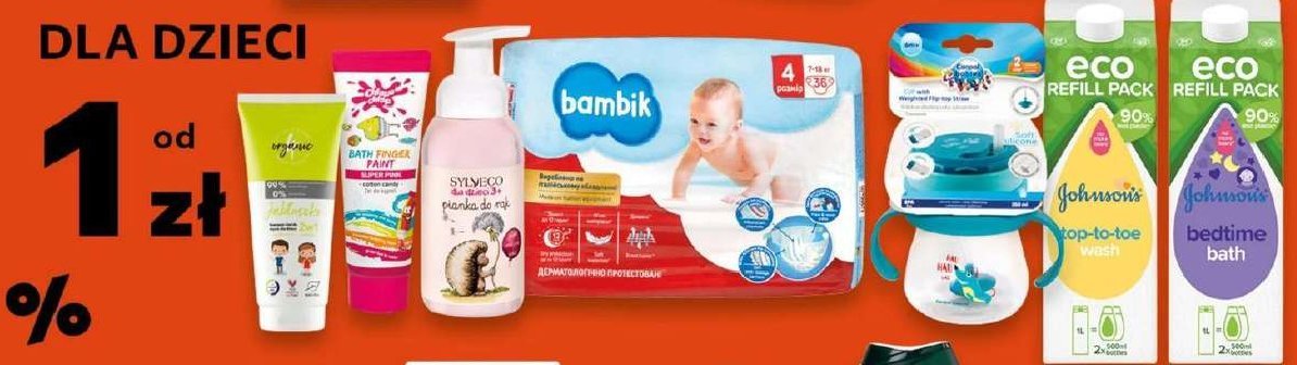 Szampon gold zapas Johnson's baby promocja w Kaufland