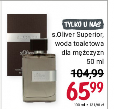 Woda toaletowa S.oliver for him promocja