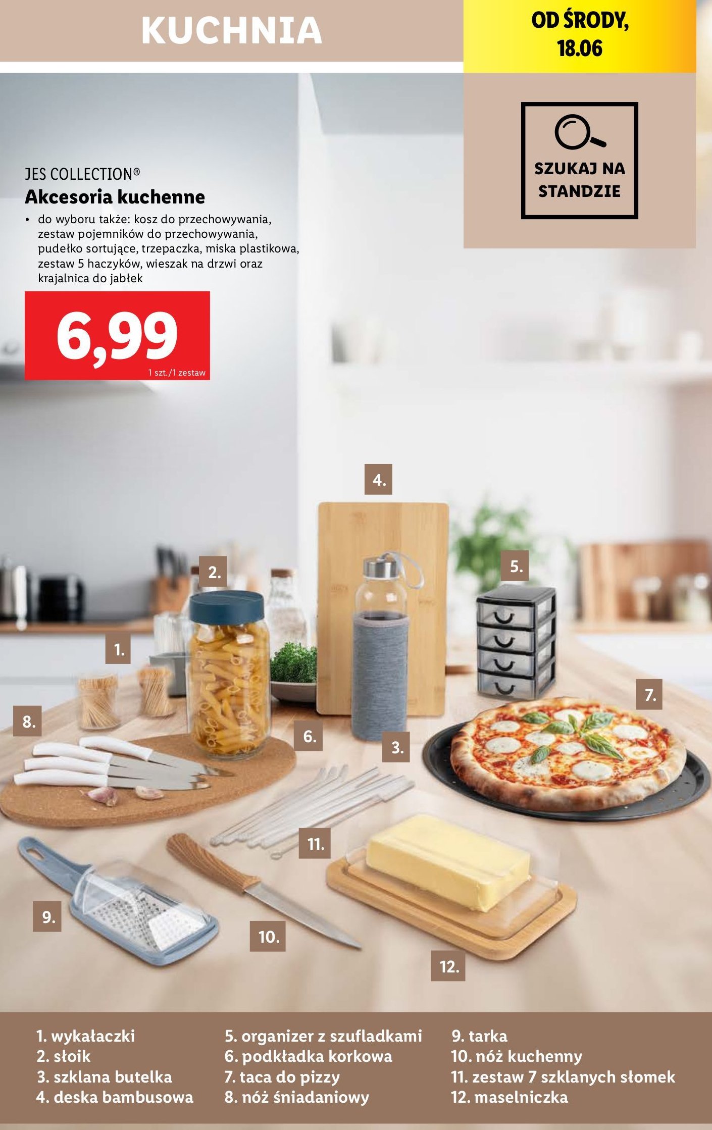 Taca do pizzy Jes collection promocja w Lidl