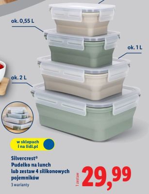 Pudełko na lunch Silvercrest promocja w Lidl