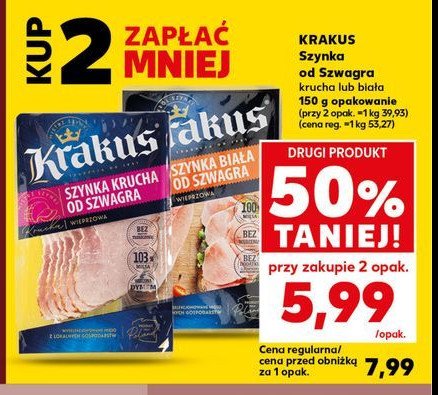 Szynka bia艂a od szwagra Krakus animex promocja