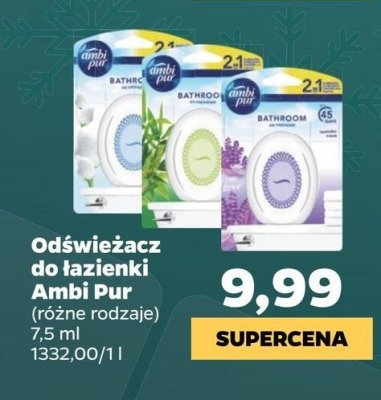 Odświeżacz powietrza cotton flower Ambi pur bathroom promocja