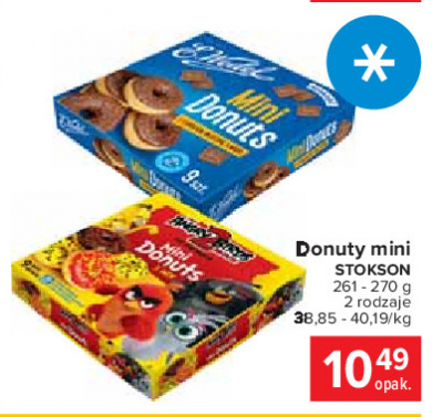Donuty mini angry birds promocja