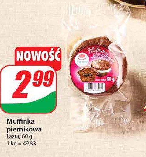 Muffinka piernikowa CUKIERNIA LAZUR promocja