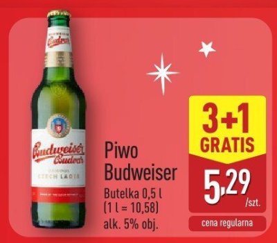 Piwo Budweiser promocja w Aldi