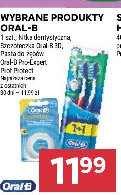 Nić dentystyczna woskowa Oral-b essential floss promocja